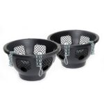 Pair of 12" Easy Fill Hanging baskets